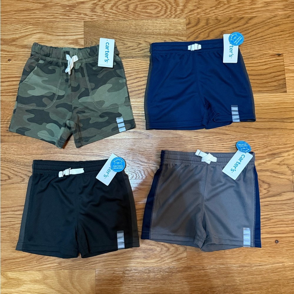 Carter's Kids Shorts Set - Camo, Navy, Black, Gray